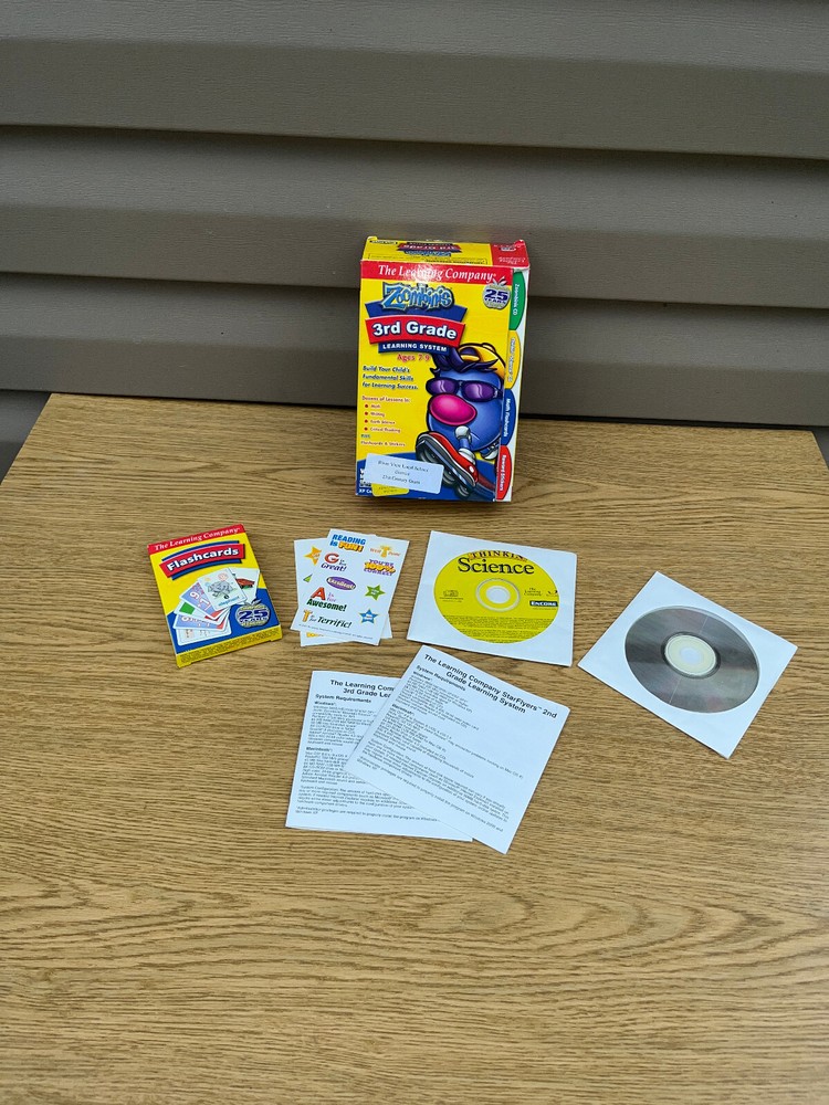 Zoombinis 3rd Grade (Ages 7-9) Learning Set (Math Flashcards, Science, Stickers)