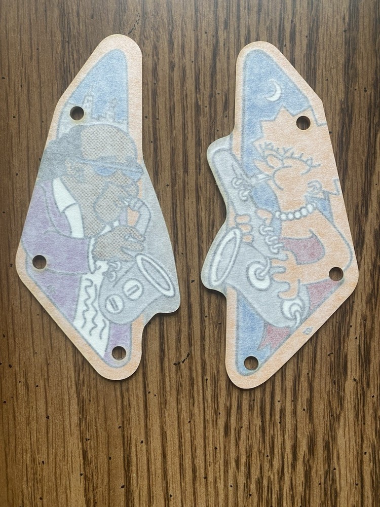 Simpsons Data East Pinball Slingshot Plastics