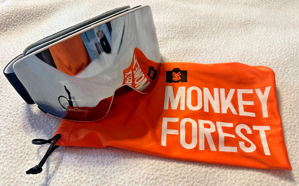 MONKEY FOREST SNOWBOARDING SKIING GLASSES GOGGLES WITH CASE SUNGLASSES