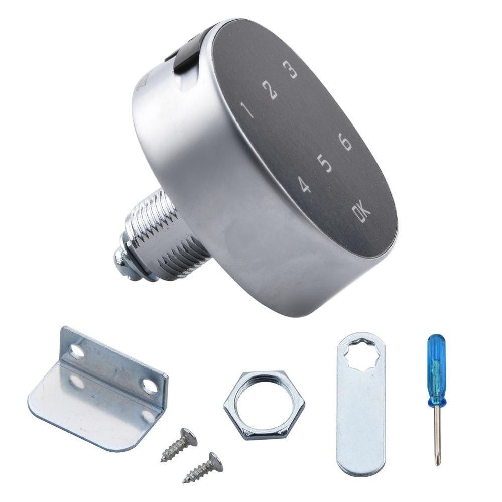 Zinc Alloy Touch Screen Electronic Password Lock Security Lock Cabinet Digital D