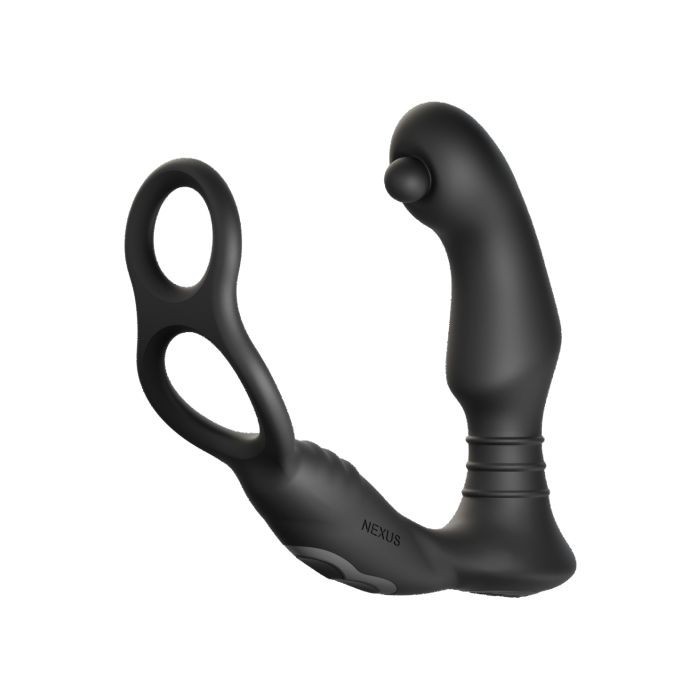 Nexus Simul8 Orbit Thumping Anal Cock & Ball Black
