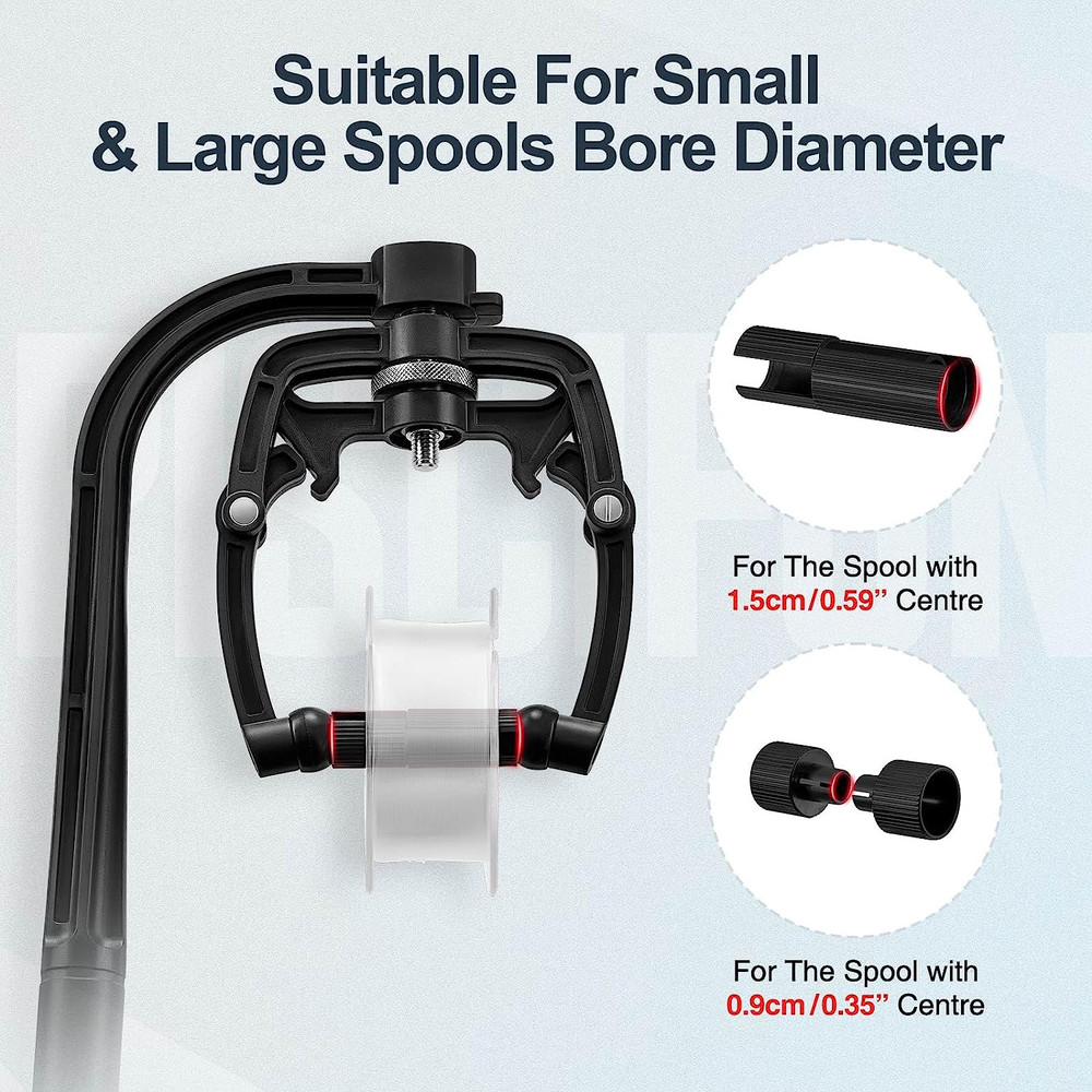 Fishing Line Winder Spooler Machine Spinning Reel Spool Spooling Station System