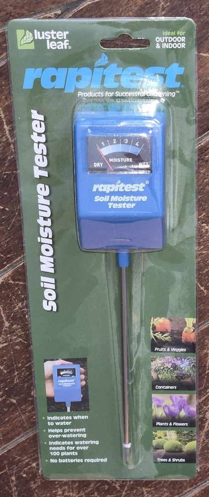 Rapitest SOIL MOISTURE Tester: Indicates When to Water #1810