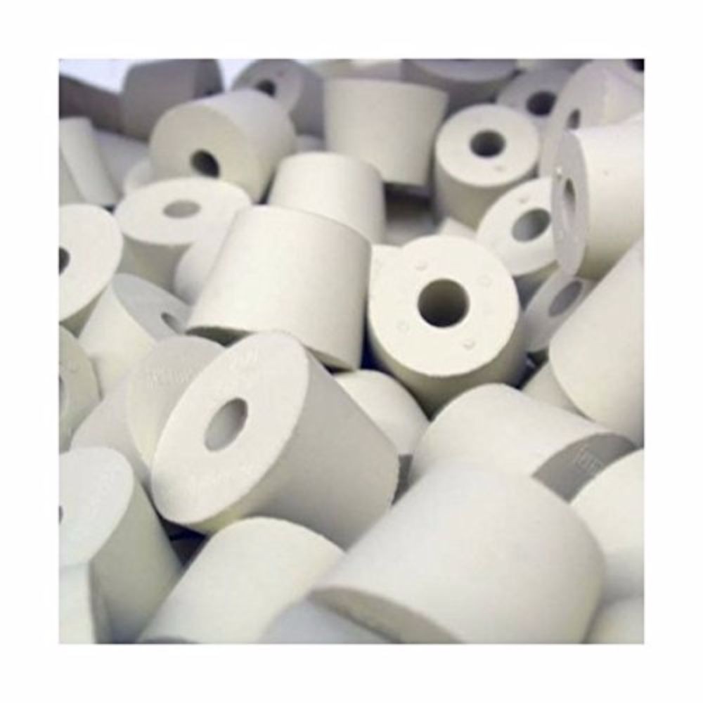 Rubber Stopper- Size 13- Drilled