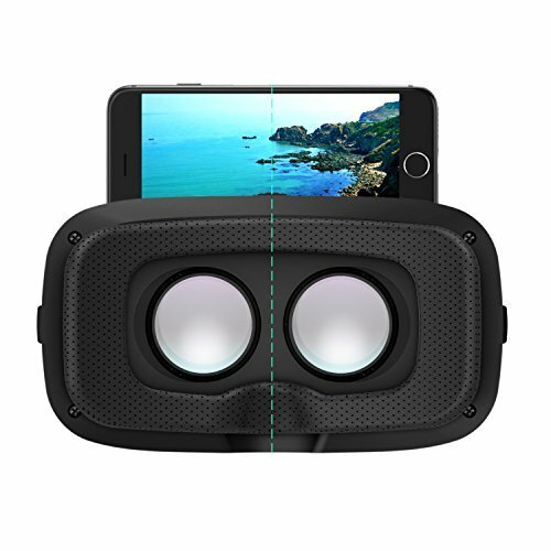 AUKEY VR Headset Virtual Reality 3D Glasses compatible with iPhone, Samsung 5.5"