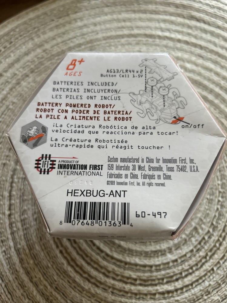 HEXBUG HEX BUG ANT MICRO ROBOTIC CREATURE NOS 2010