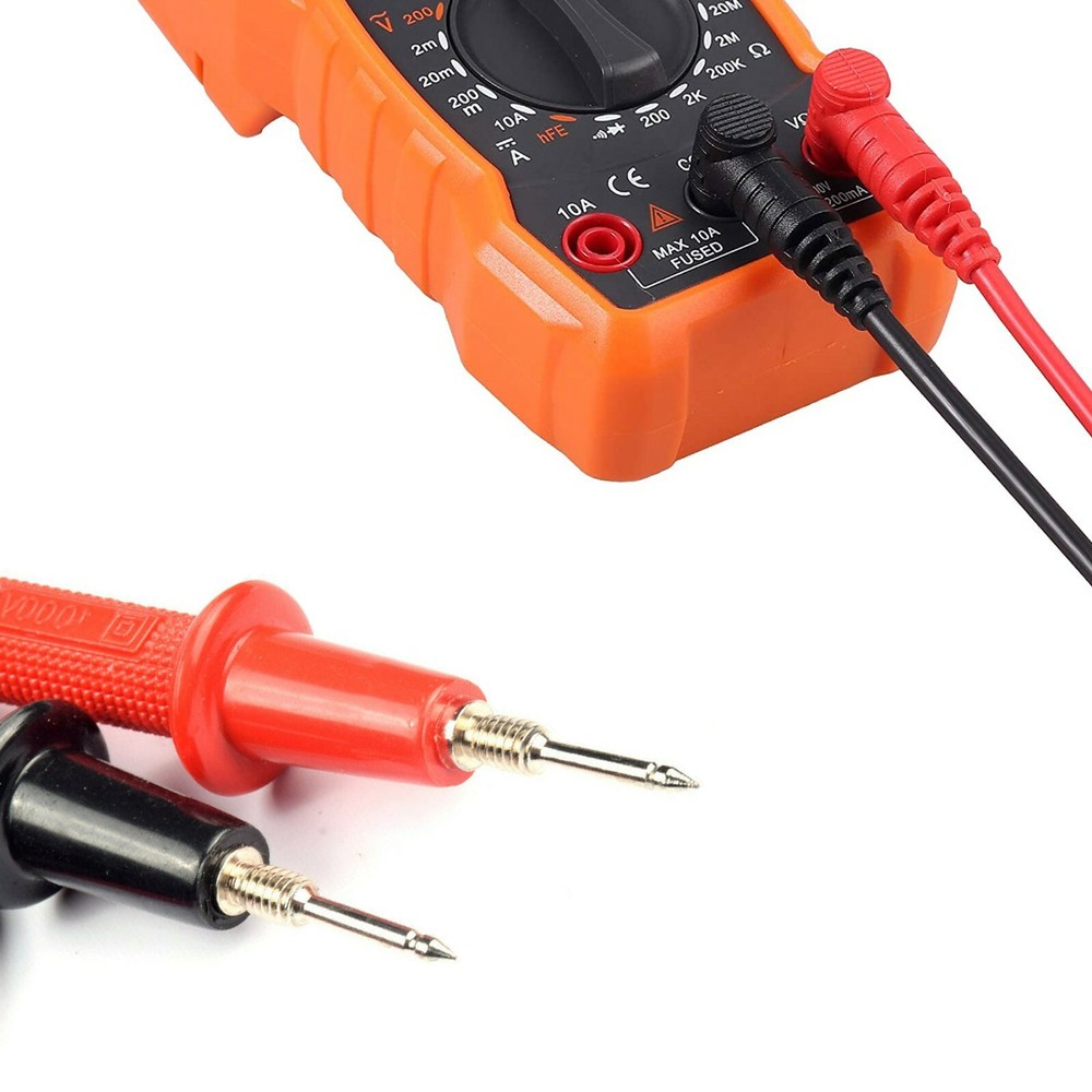 2X Digital Multimeter Meter Universal Probe Wire Cable Test Leads High Quality