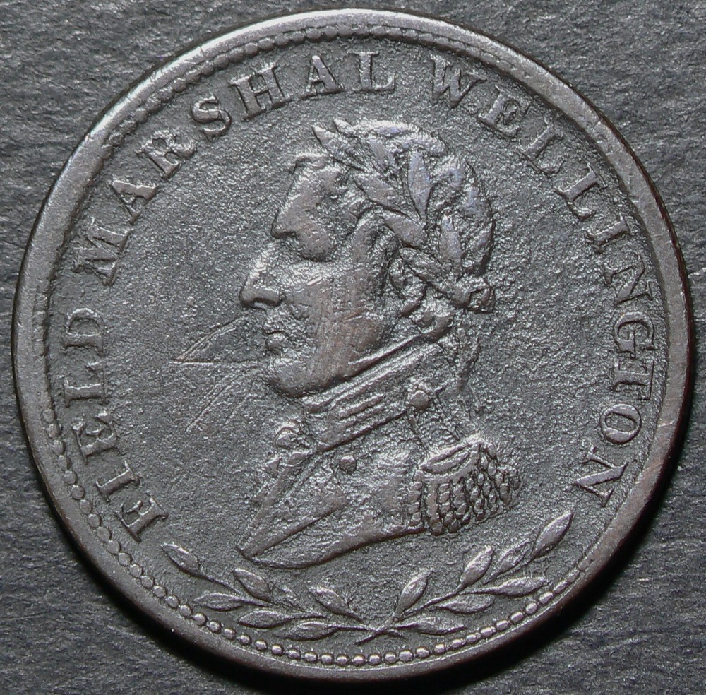 WE-2B2 Wellington Token Half Penny Canada Trident #22977