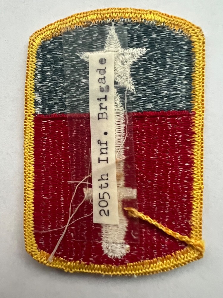 205th Infantry Brigade US Army Patch