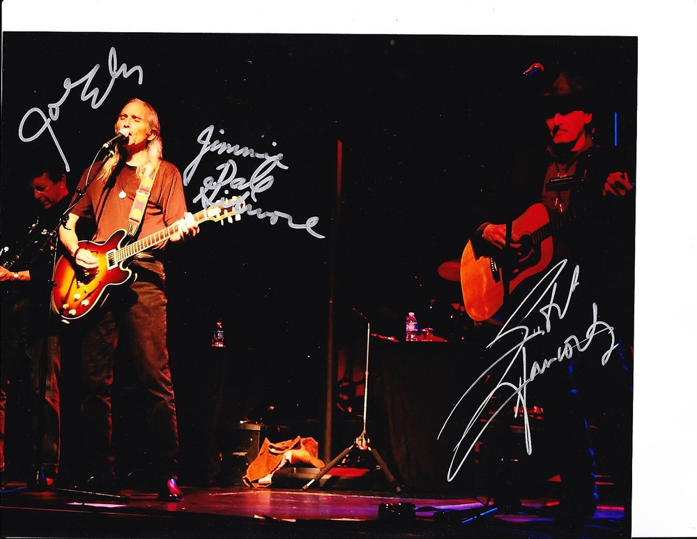 THE FLATLANDERS GROUP SIGNED IN CONCERT 8X10
