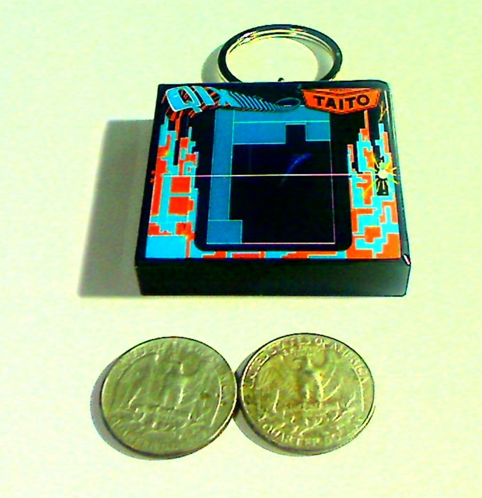 QIX Arcade Coin Door accessory Keychain