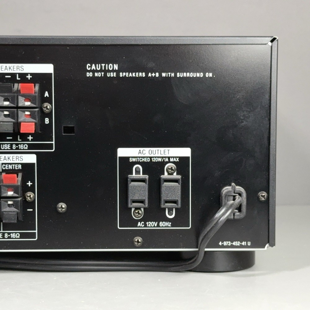 Sony STR-D865 Receiver Dolby Pro Logic Stereo & Remote Bundle