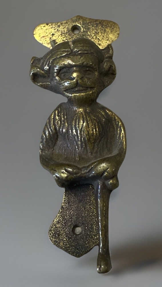 19th Century Imp Elf Magic Bronze Brass Ormolu Door Knocker