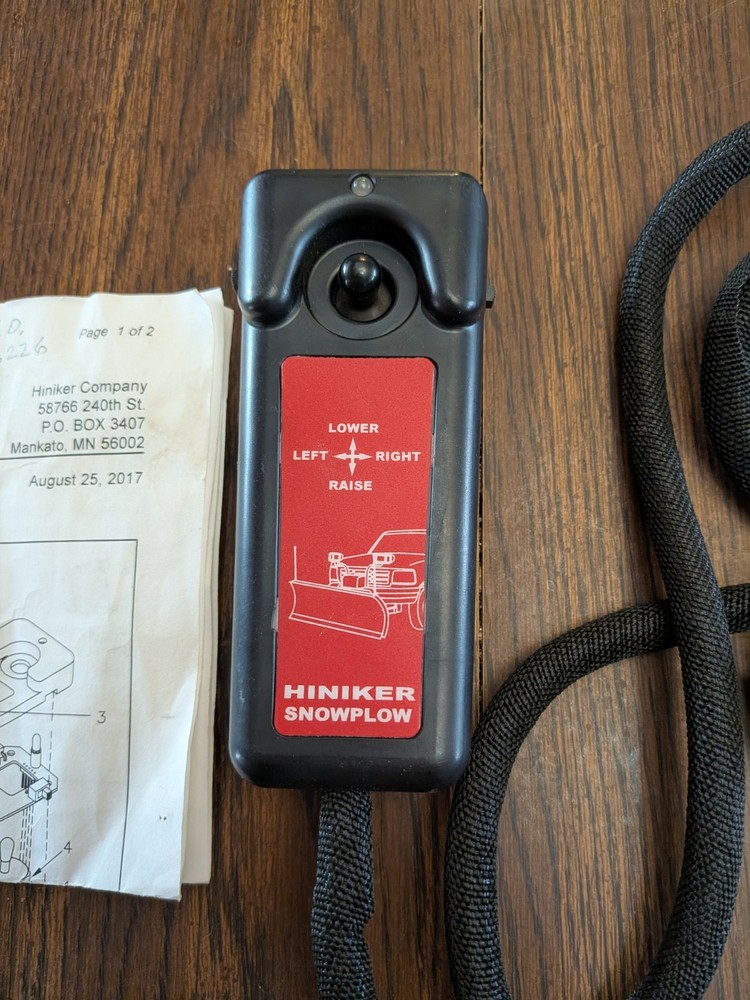 Hiniker Straight Blade Snow Plow Controller 36014020