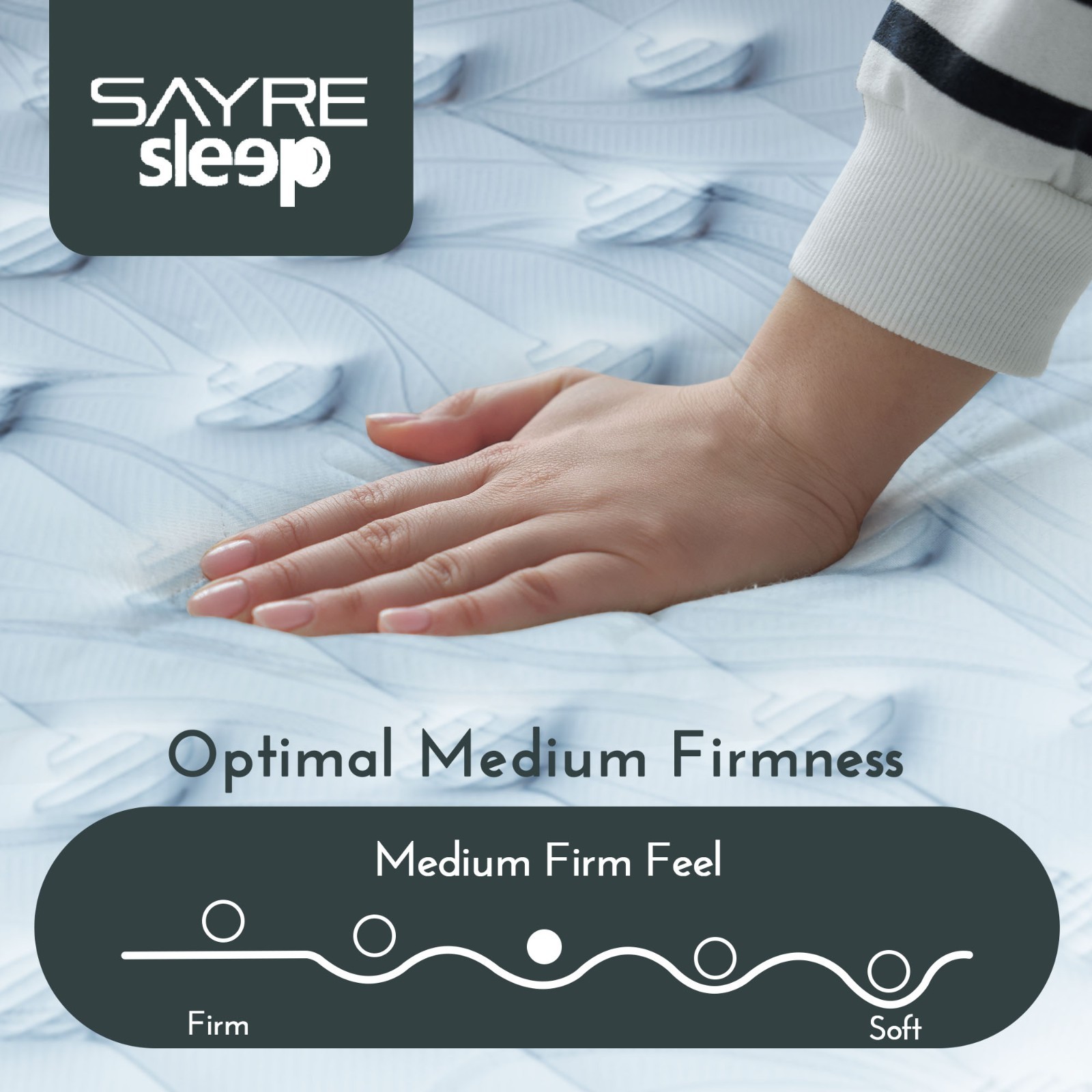 Hybrid Mattress – 10" or 12", Firm or Medium Firm, Bed in a Box, All Sizes