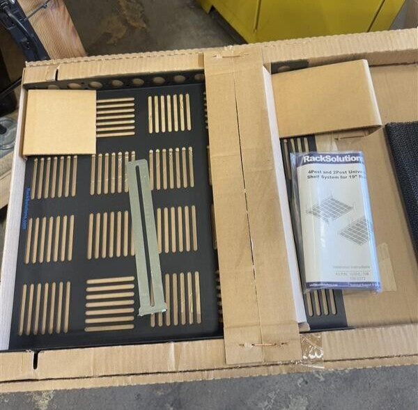 19" 1U Rack Fixed Shelf, 24" Depth (INCOMPLETE KIT) (108-2272)