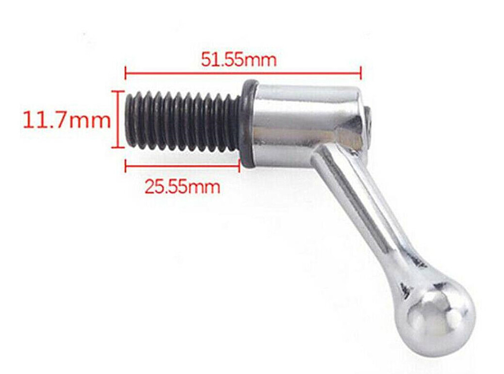 2pcs Milling Machine Part Table Lock Handle And Bolt M1/2 Thread CNC Mill Tool