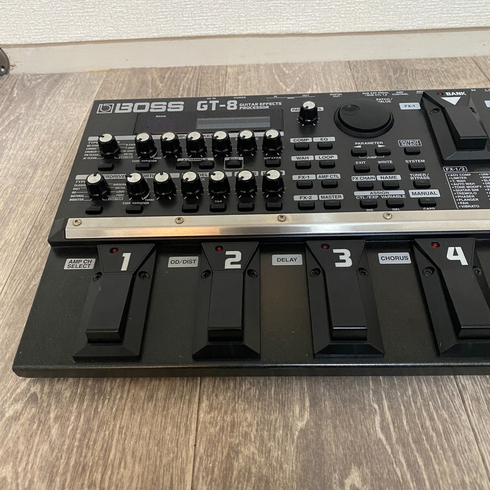 Boss GT-8 Guitar Effects Processor Multi Guitar Effect Pedal Used w/Adapter FmJP