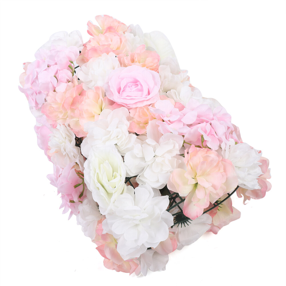 4PCS Artificial Flower Wall Weeding Party Background Decoration Flower Panel