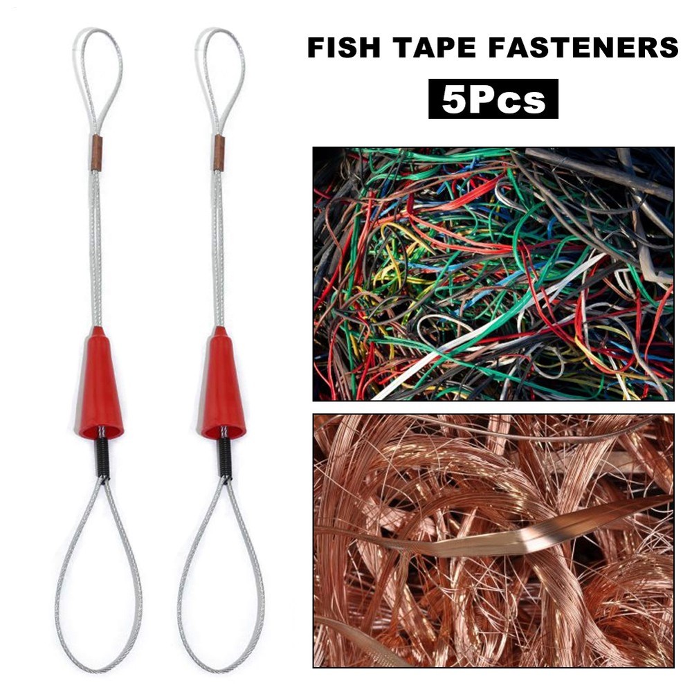 Portable Wire Traction Fish Tape Fastener for Electrical Fish Tape Cable Puller