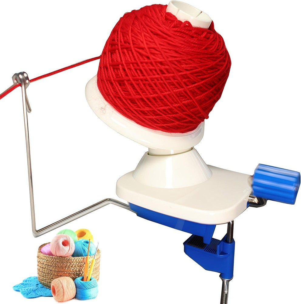 Yarn Winder - Fast & Easy Yarn Ball Winder Tool, No Setup Required Yarn Cake ...