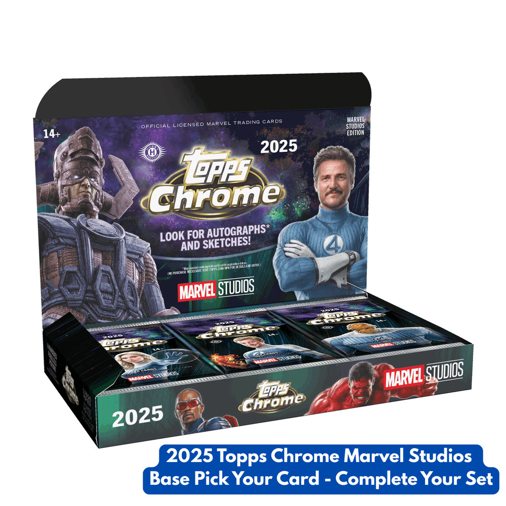 2025 Topps Chrome Marvel Studios BASE #1-200 Pick Your Card - Complete Your Set