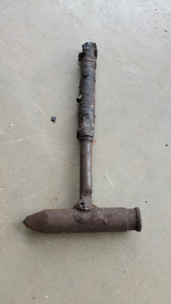 Vintage Hammer Made From Mining Bit.and 90s Mining Bit Box