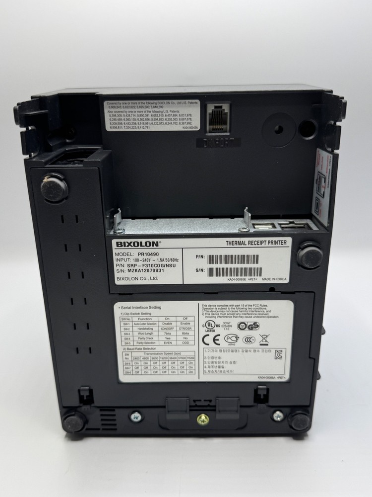Bixolon Model PR10490 Thermal Receipt Printer