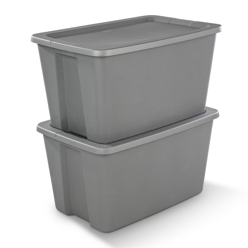 (2 pack) Sterilite Extra Large Storage Bin, 30 Gallon Plastic Storage Container