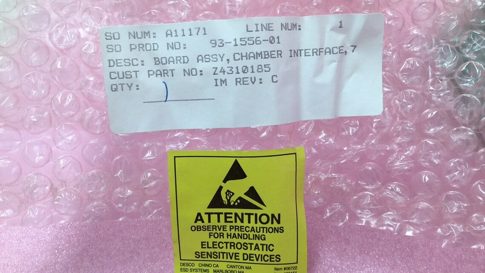 Daymarc 93-1556-01 Board Interface Chamber MR13472