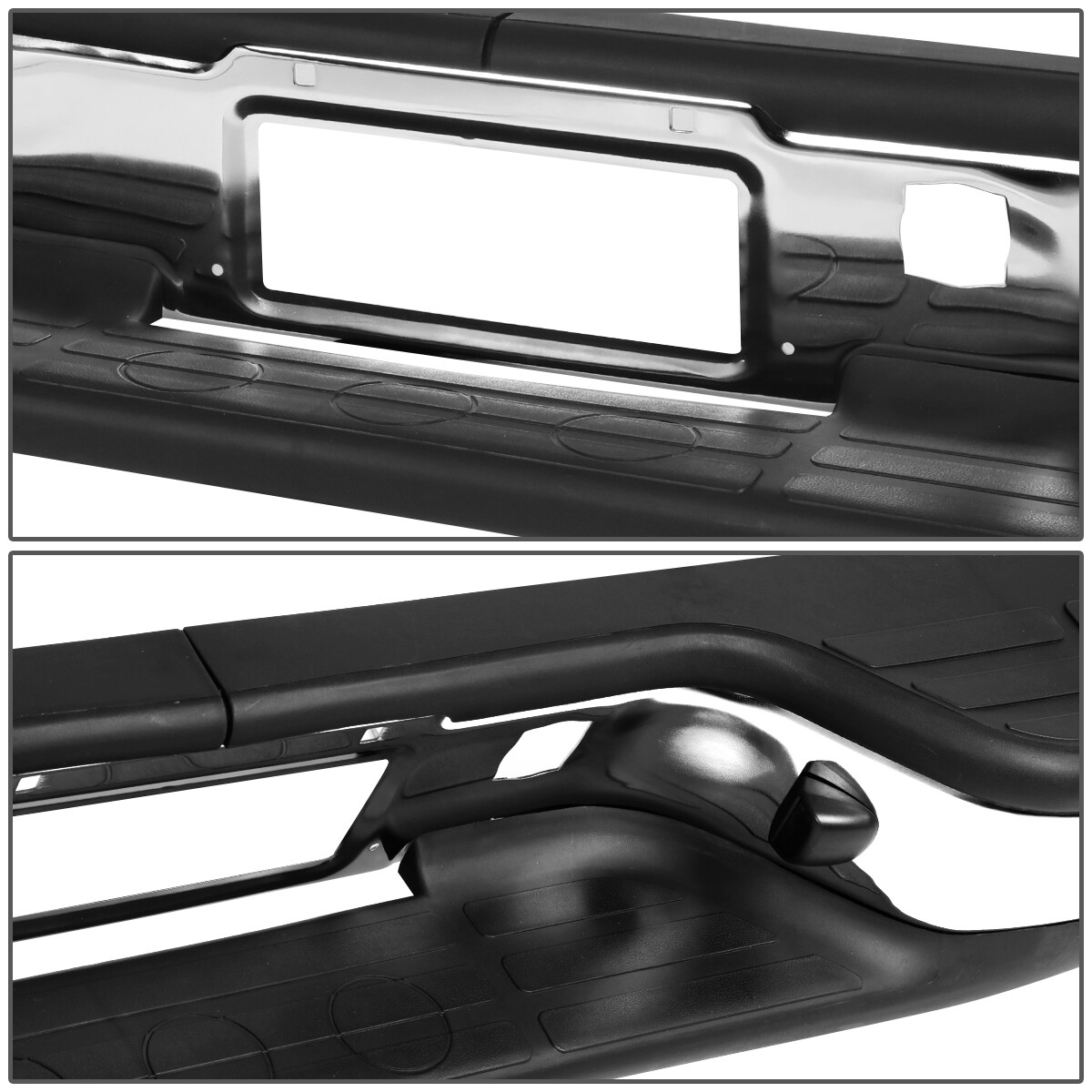 For 99-07 Chevy Silverado GMC Sierra 1500 2500 Steel Rear Step Bumper Assembly