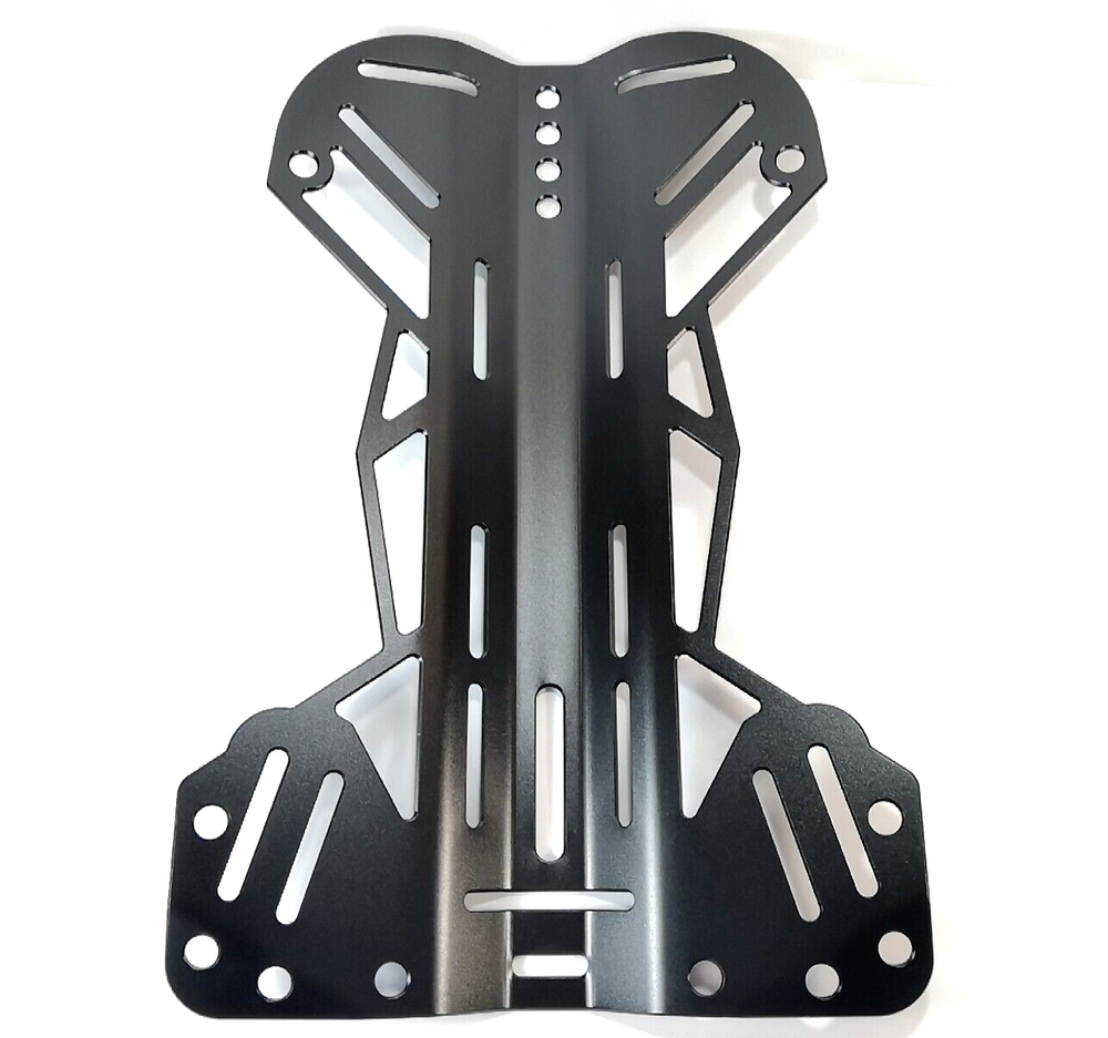 Aluminum Backplate Tech Scuba Dive Side Mount, BCD Single Tank Adapter, Doubles