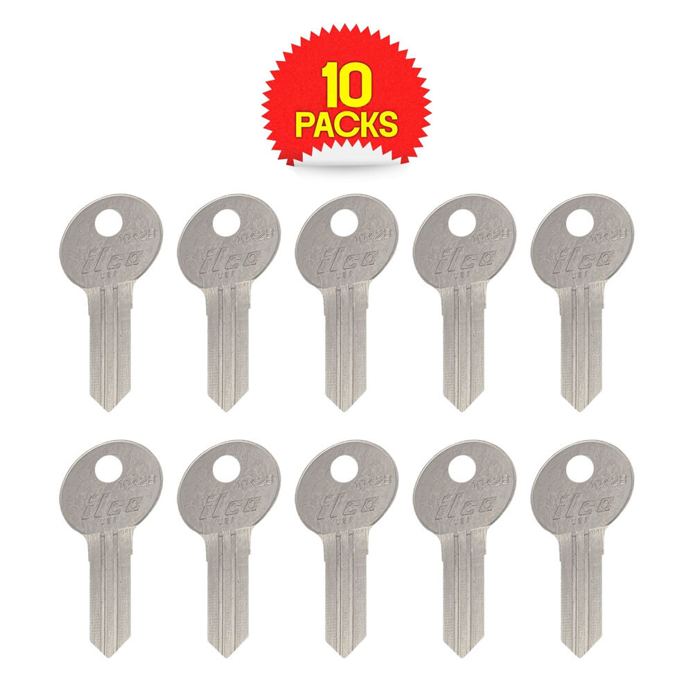 1042B Key Blank – Nickel