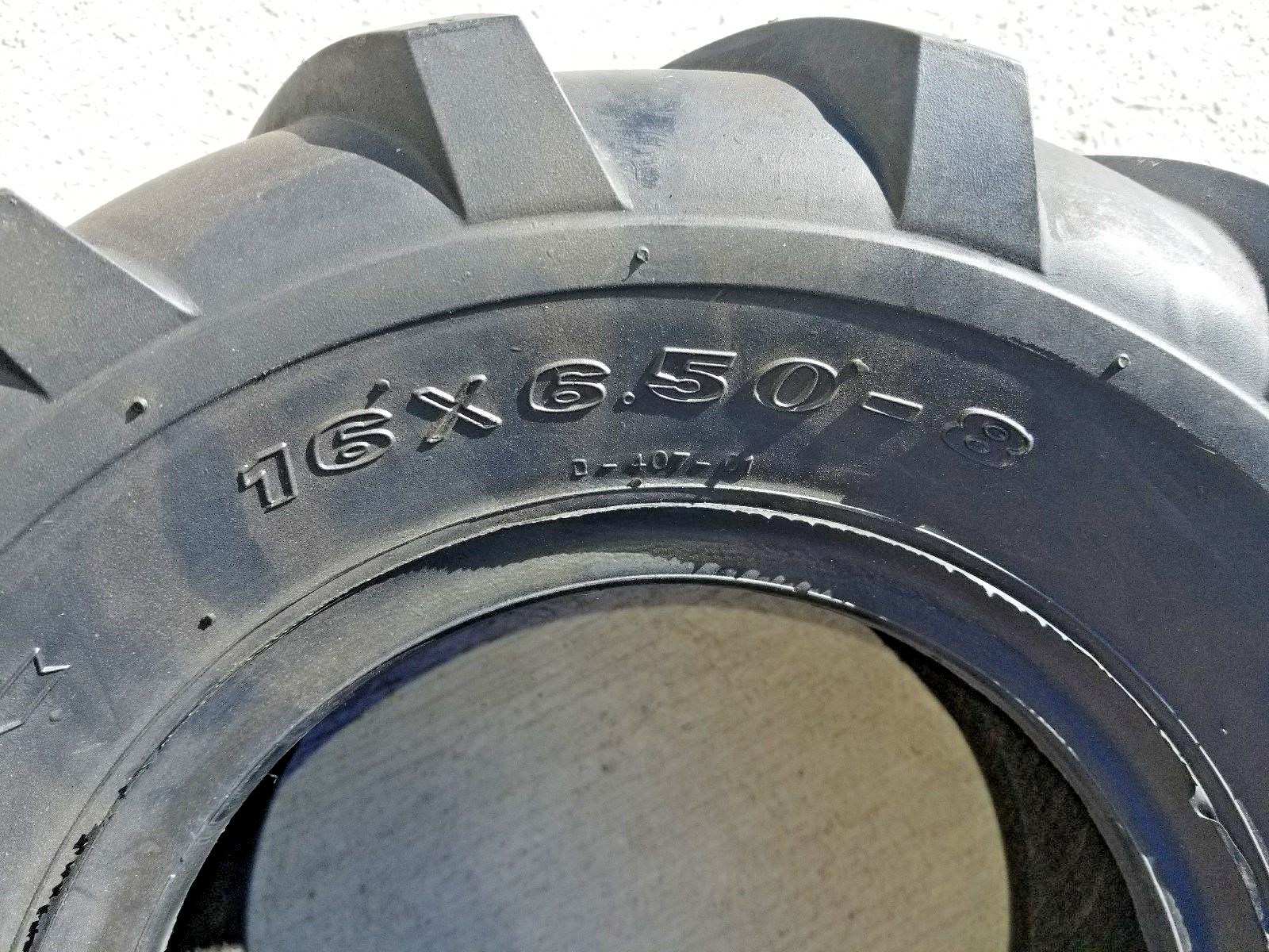 2 - 16X6.50-8 6P Super Lug AG Tires Ditch Witch PAIR DS5292 16x6.5-8 FS