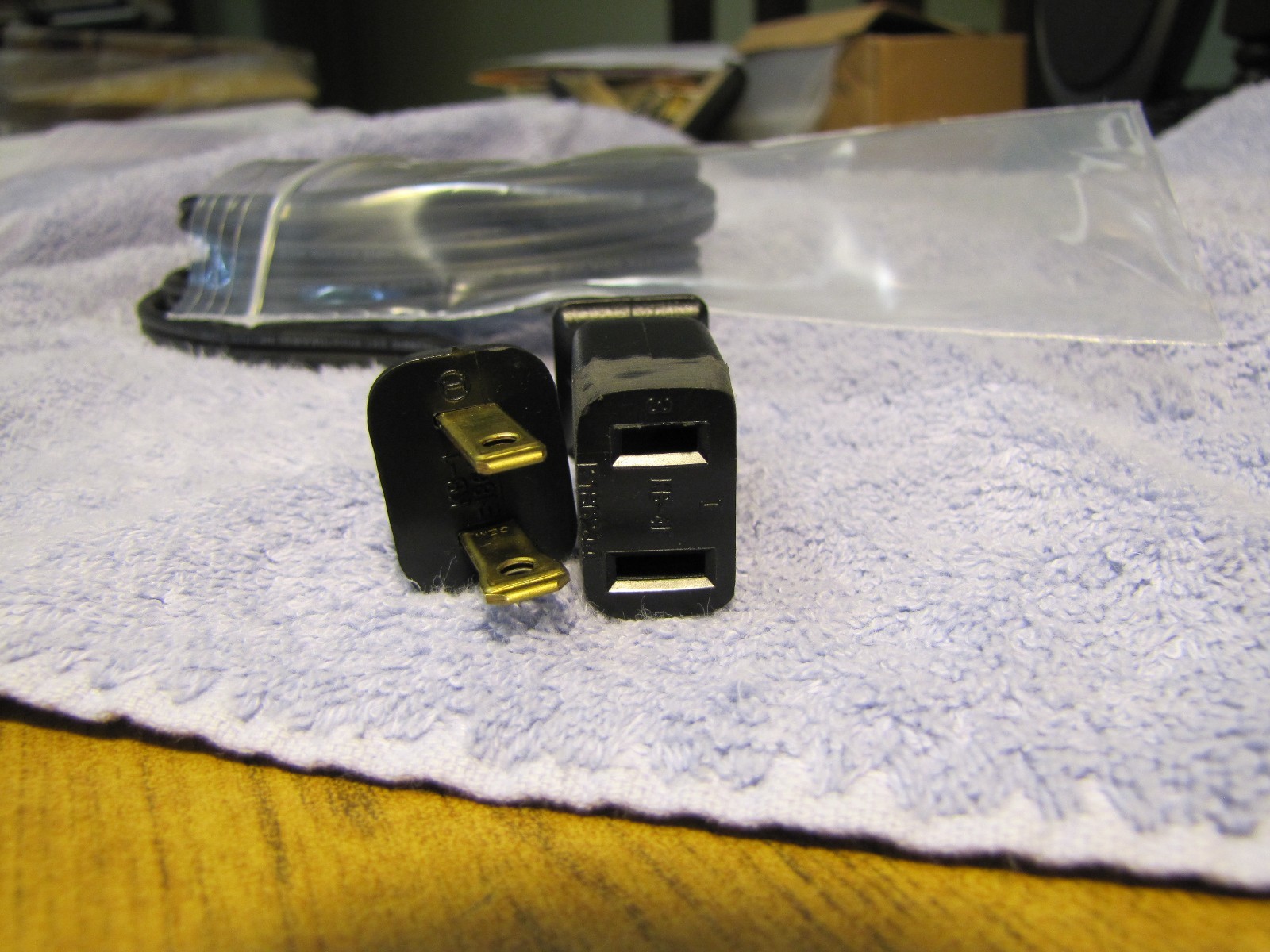 Generic Replacement Power Cord Reel to Reel 2 Prong "AC POWER IN" Socket TEAC A-