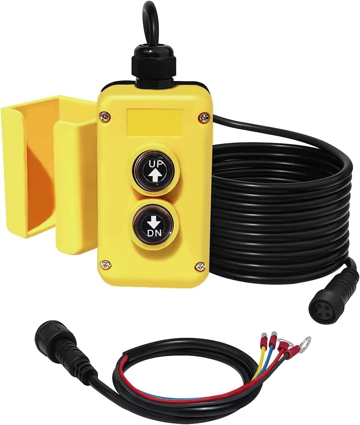 4 Wire Dump Trailer Remote Control Switch fits Double Acting Hydraulic Pump 15ft
