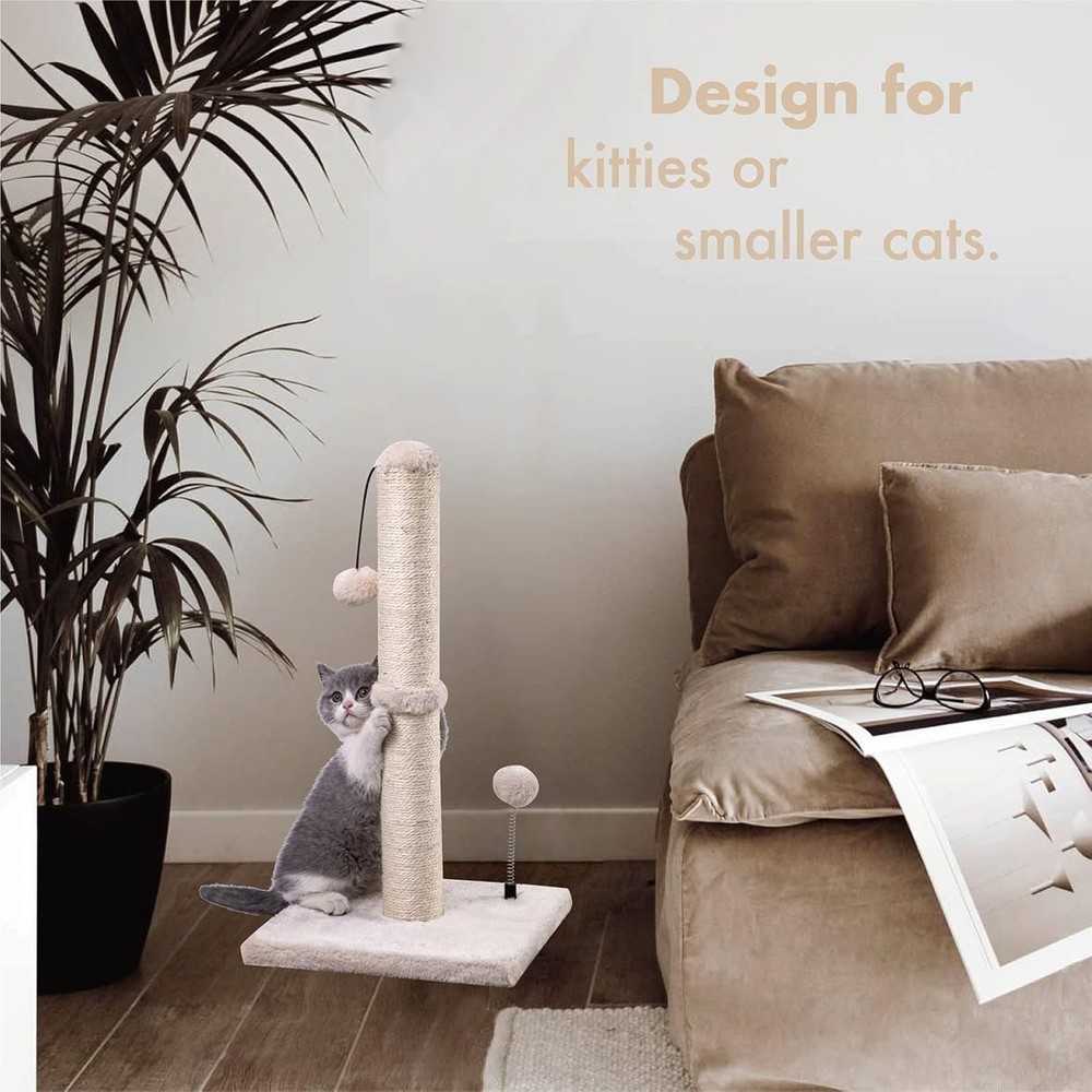 Cat Scratching Post for Indoor Cats Tall Cat Scratch Post Carpet Cat Sc..