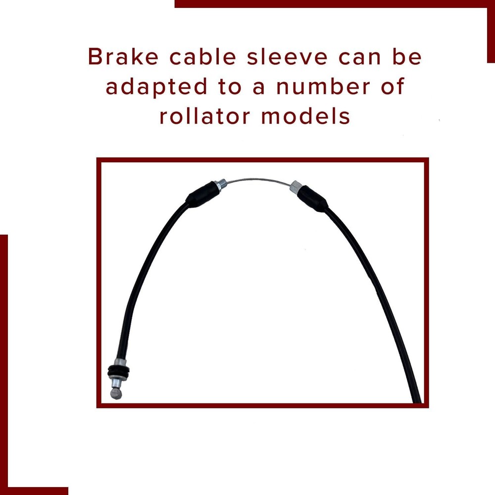 34" Walker Brake Cable Replacement for Rollators & Mobility Scooters - Durabl...