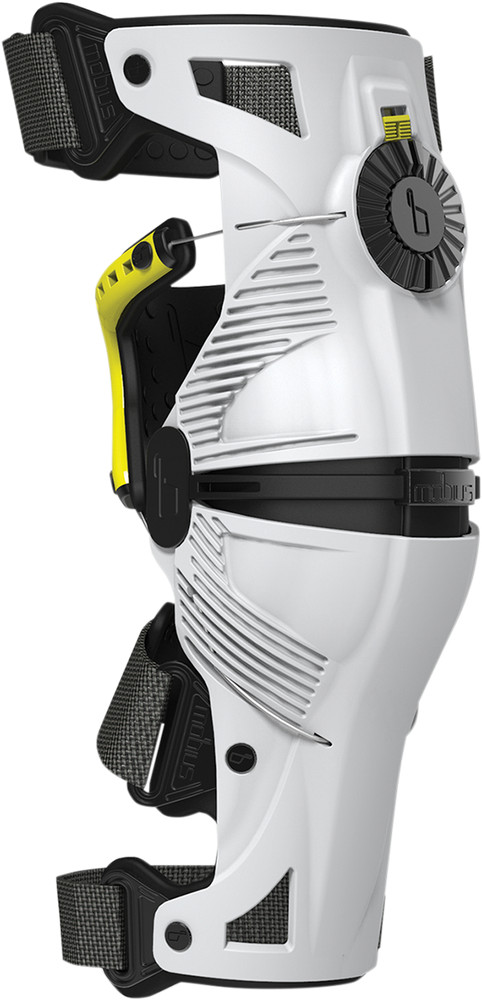 MOBIUS X8 Knee Braces - White/Yellow - Medium 1010103