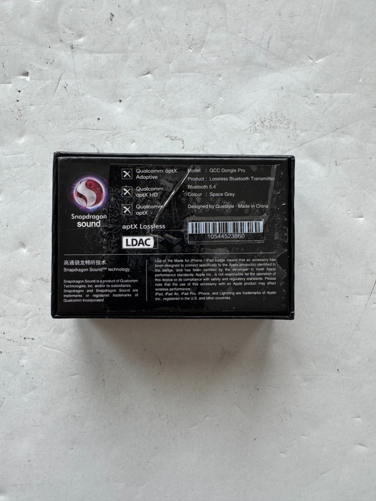 Questyle QCC Dongle Pro USB-C Bluetooth 5.4 LDAC aptX Lossless PS5 PC MFi