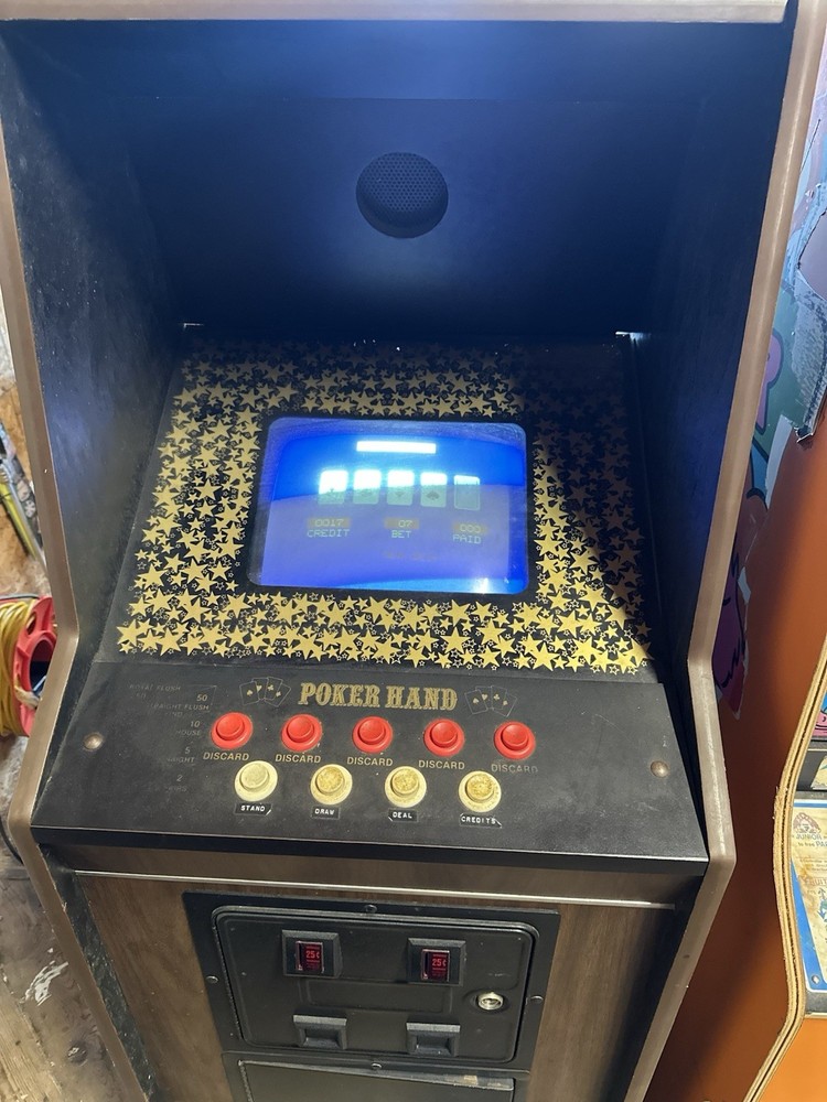 Poker Hand Gambling Arcade Game *WILL SHIP*