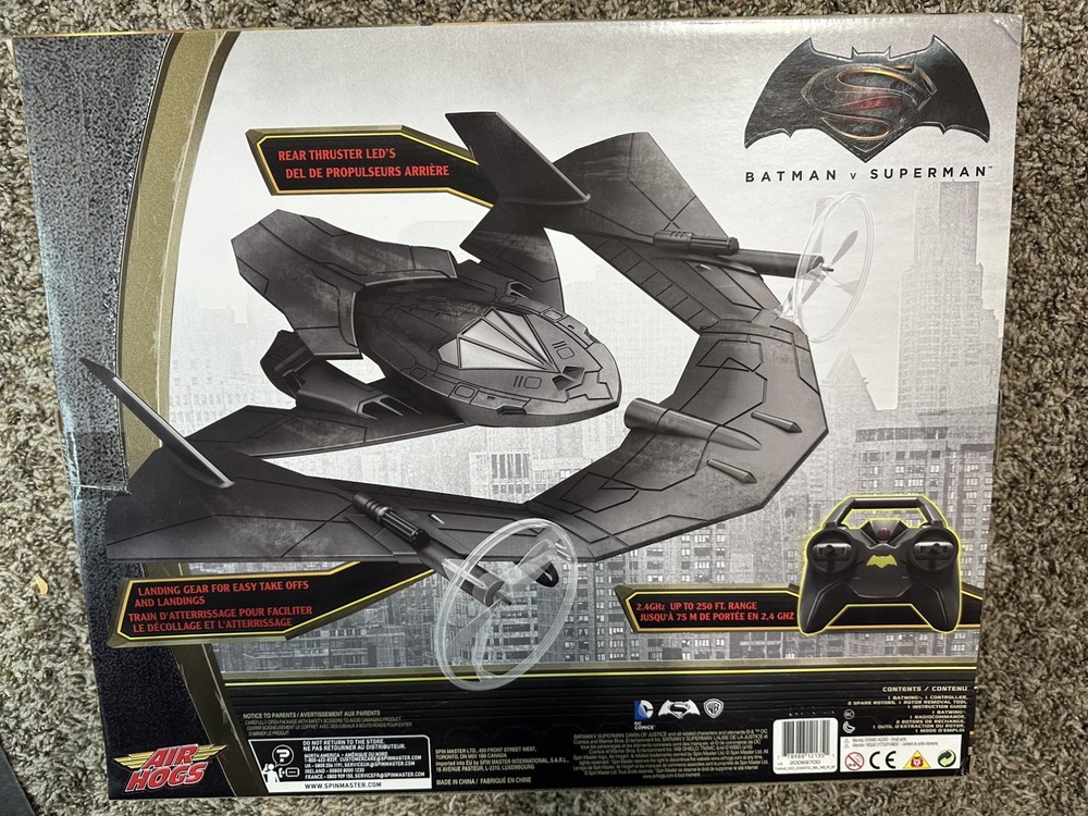 RC Batwing / Drone / Batman v Superman / New Air Hogs / Remote Control DC