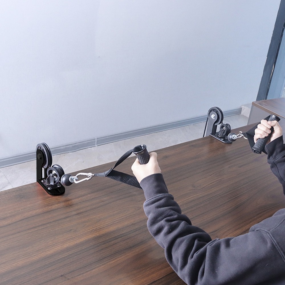 Arm Wrestling Training Equipment, Forearm Trainer Table Pulley Cable System