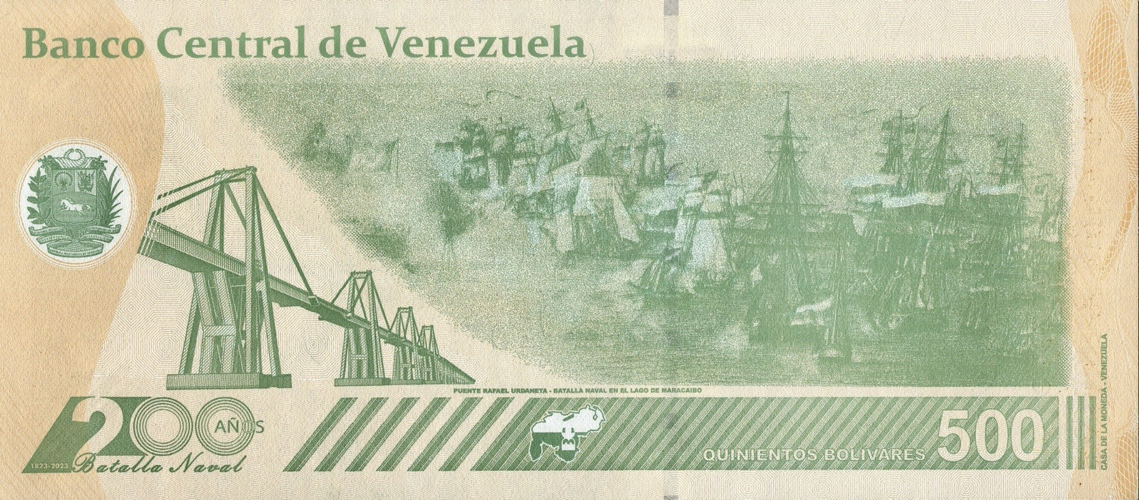 VENEZUELA 500 DIGITALES 2023 Qty 25 UNC 500 million bolivar soberano New USA