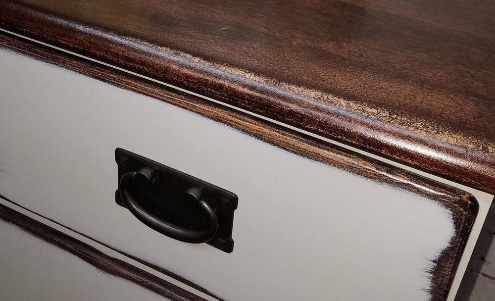 3" Mission Pull Dark Antique Pewter