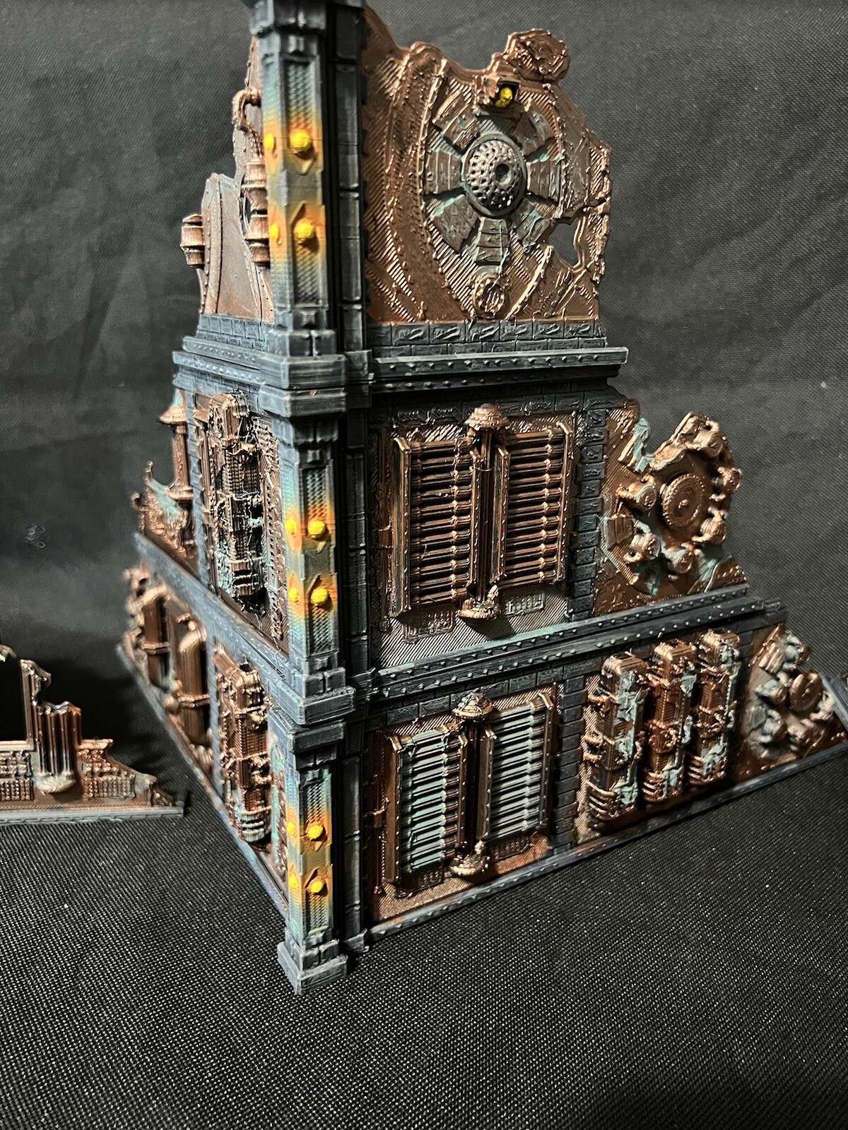 Tabletop Wargaming Terrain Fully Painted Industrial Warhammer 40K Compatible