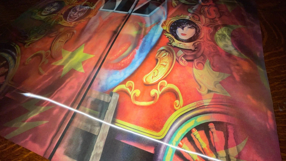 24 X 24" 3D LENTICULAR POSTER~ KISS~ PSYCHO CIRCUS~ RARE SIZE
