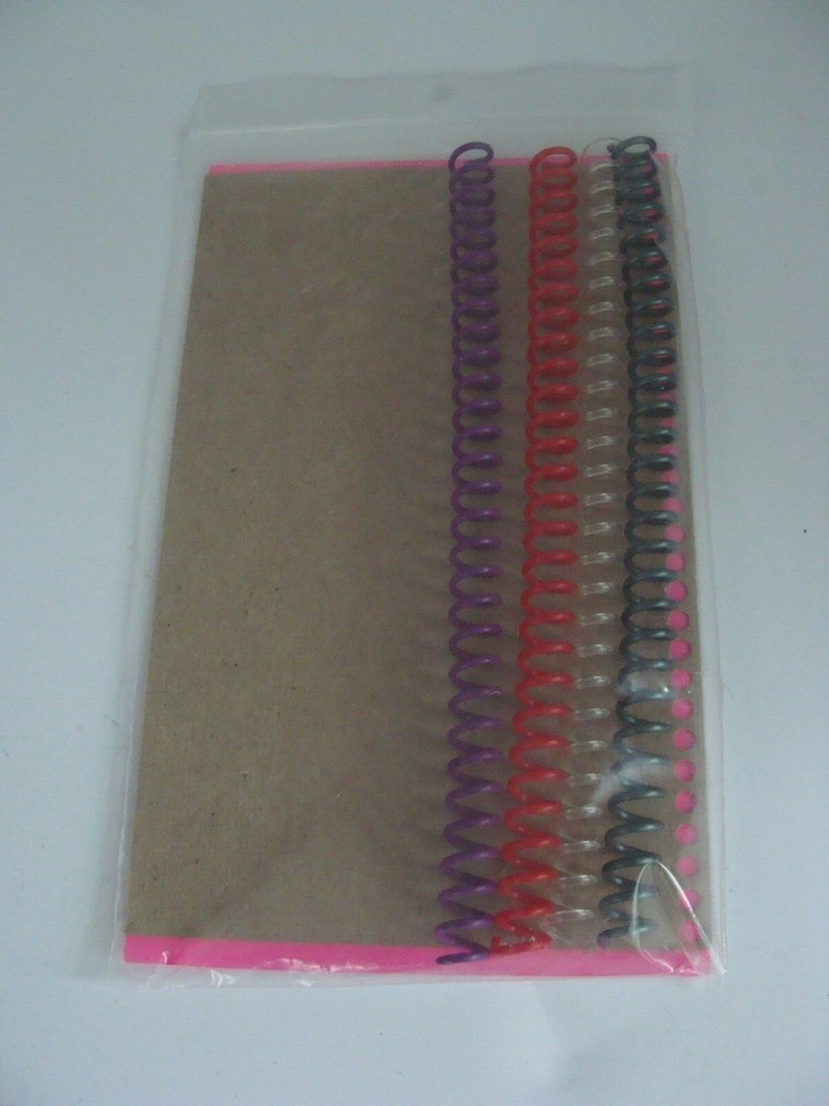 VTG 1999 Colored Plastic Binding Coil 4 Wires BCJO For MSJO Mini Template