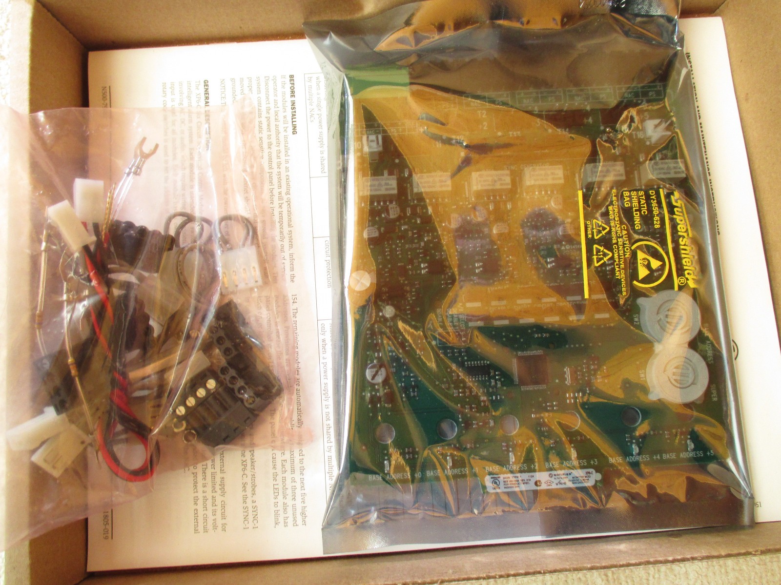 New Notifier XP6-C Six Circuit Control Module, for Fire Alarm Control Panel