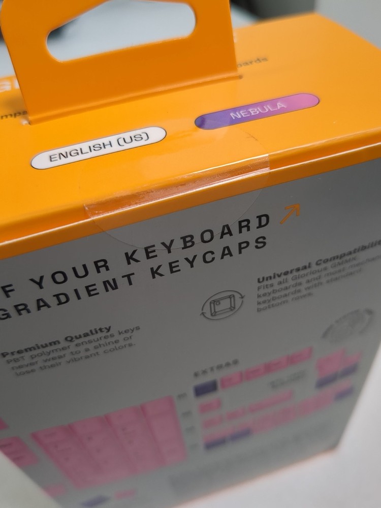 Glorious - GPBT Gradient Universal Keycap Set Compatible with Most 100% 85% 80%